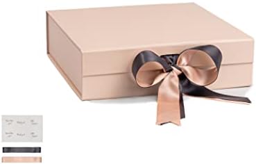 Pink Box 64x88x374 with Magnetic Lid and Ribbons