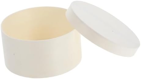 Round Wooden Candy Box with Secure Lid for Parties