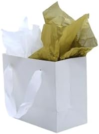 JUNESHE 6 Pack Mini Gift Bags with Handles and Tissue Paper