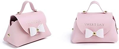 CheeseandU 6 Pack Pink Bowknot Handbag Gift Boxes