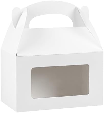 Restaurantware Bio Tek 6x35x35 Inch Gable Boxes For Party Favors