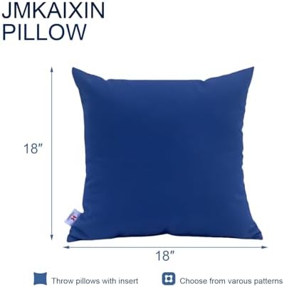 JMKaixin Waterproof Throw Pillows Pack of 2