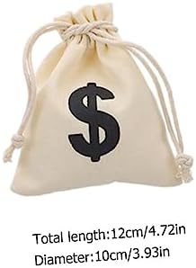 Holibanna 10 Pcs Canvas Drawstring Bags Set for Party Favors