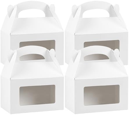 Restaurantware Bio Tek 6x35x35 Inch Gable Boxes 25 Gift Boxes