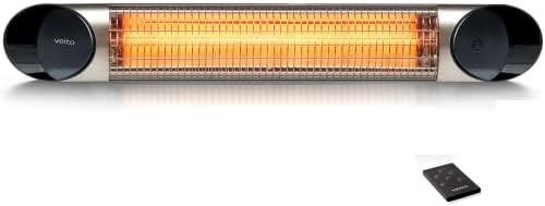 Outdoor Infrared Heater 2500W Ceiling Mount Silver