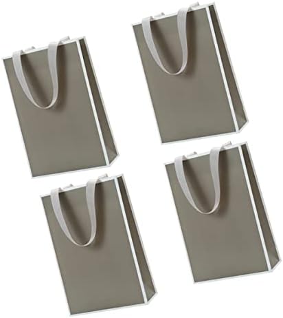 PACKOVE 4pcs Jewelry Packaging Paper Bags with Handles