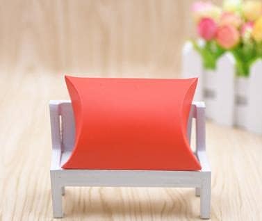 200pcs Red Kraft Paper Wedding Gift Boxes