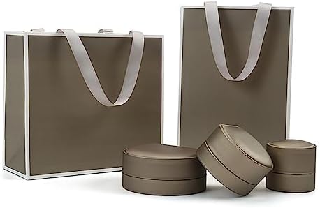 PACKOVE 4pcs Jewelry Packaging Paper Bags with Handles