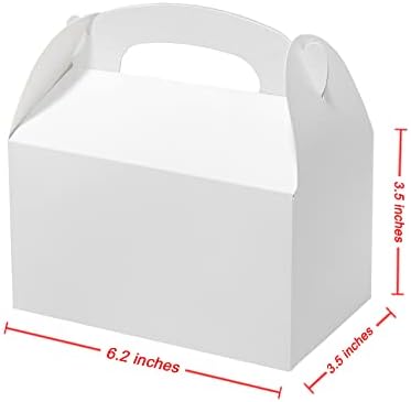 Bonfasvo 30 Pack White Kraft Gift Boxes 62x35x35 Inch