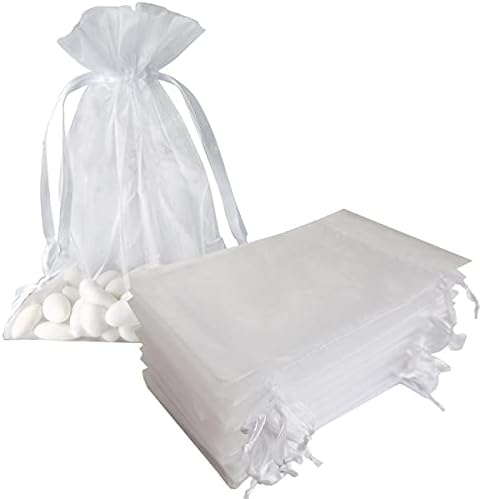5x7 Inch Organza Gift Bag with Drawstring for Jewelry and Candy
