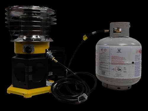 Comfort Gear 360 Degree Propane Space Heater 13500-18000 BTU Yellow Black