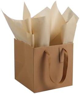ADIDO EVA 10PCS Square Gift Bags with Handles