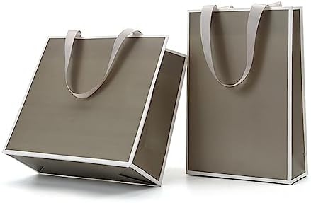 PACKOVE 4pcs Jewelry Packaging Paper Bags with Handles