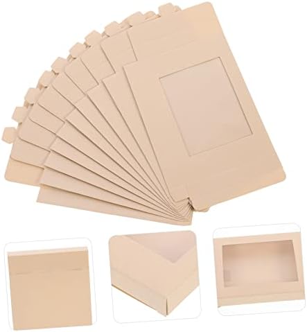 ABOOFAN 10pcs Transparent Window Cookie Boxes for Party Supplies