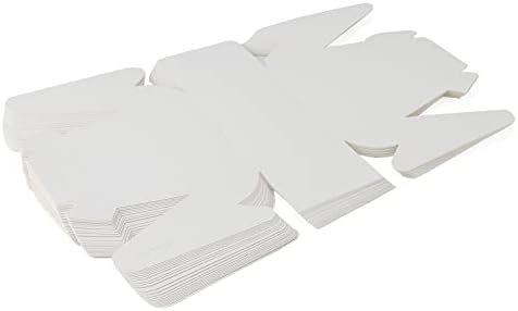 LEXININ 100 Pack White Gable Favor Boxes for Parties