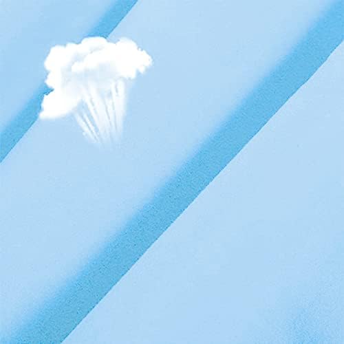 Sky Blue Chaise Lounge Cover with Side Pockets