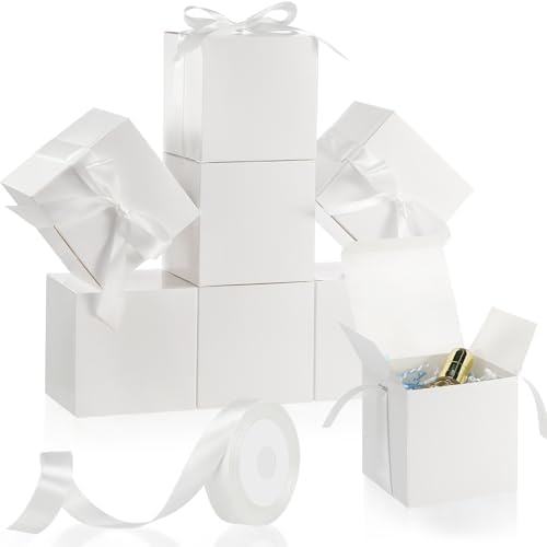 48 Pcs Mini Wedding Gift Boxes with Ribbon