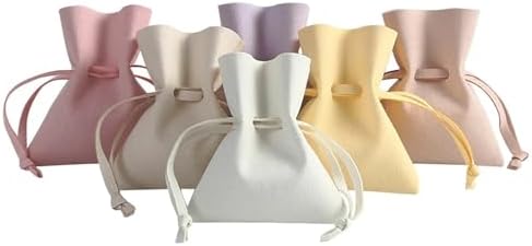 20pcs 8x10cm Microfiber Jewelry Drawstring Pouches Gray