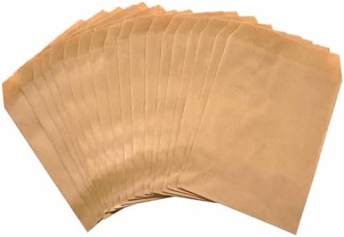 OTURGC 100 Pack Brown Kraft Paper Bags 6x9 Inch