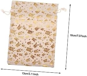 Anneome 25pcs Christmas Treat Drawstring Pouches
