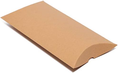 Bright Creations Kraft Paper Pillow Gift Box Set - 50 Pack