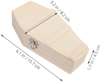 OKUMEYR 3Pcs Coffin Shaped Halloween Treat Boxes