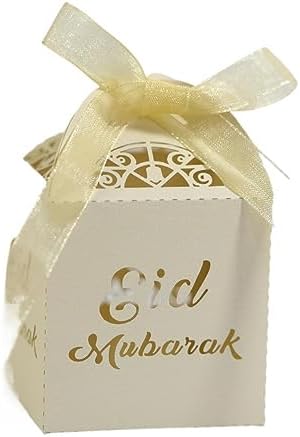 MODADA Ramadan Candy Gift Bags with Ribbons