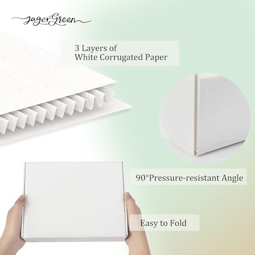 JagerGreen White Gift Box with Lid Pack of 10
