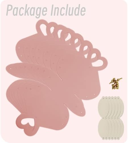 Topoloar 10 Pack Pink Mini PU Leather Gift Bags with Handle