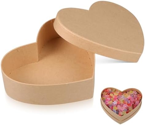 BIUDECO Heart Shaped DIY Gift Box for Valentines Day Weddings Birthdays