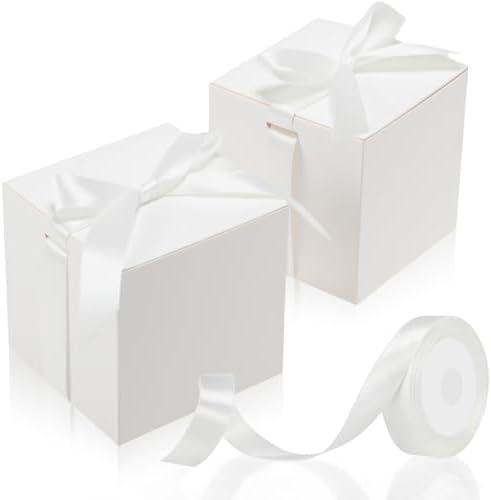 48 Pcs Mini Wedding Gift Boxes with Ribbon