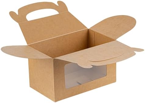 Restaurantware Bio Tek 6x35x35 Inch Gable Gift Boxes