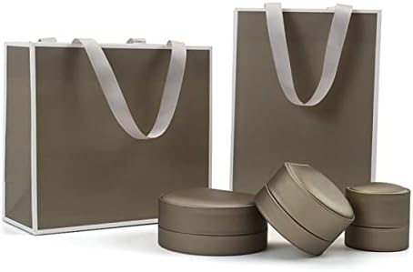 PartyKindom 4pcs Jewelry Packaging Bags with Ribbon Handles for Parties and Weddings