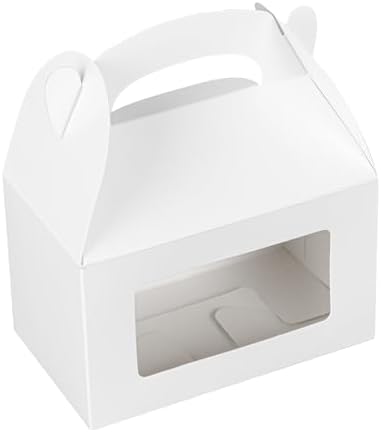 Restaurantware Bio Tek 6x35x35 Inch Gable Boxes 25 Gift Boxes