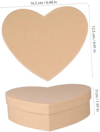 Heart Shaped Kraft Box for Valentines Day Wedding Favors
