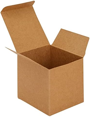 Stockroom Plus 50-Pack Brown Kraft Paper Boxes with Ribbons and Stickers