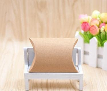 200pcs Kraft Paper Wedding Candy Gift Boxes