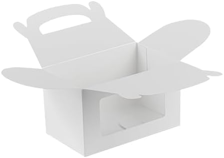 Restaurantware Bio Tek 6x35x35 Inch Gable Boxes For Party Favors