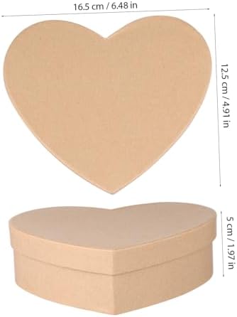 UTHCLO Valentine Shape Decorative Gift Box for Party Candies