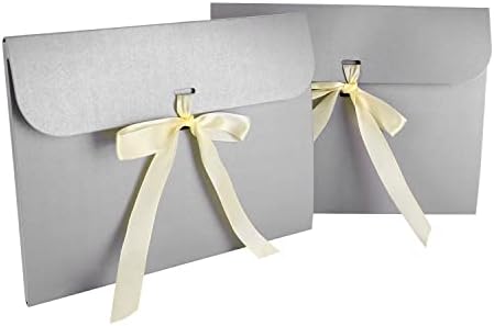 10pcs Paper Gift Bags with Ribbon Bowknot