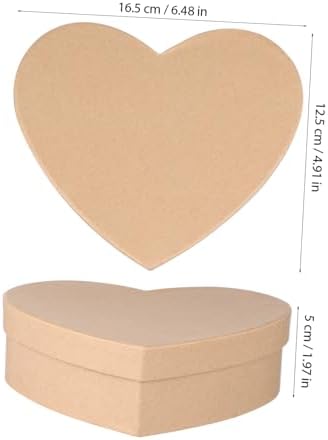 NIYANGLE Heart Shaped Candy Jewelry Storage Box