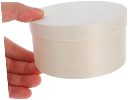 Round Wooden Candy Box with Secure Lid for Parties