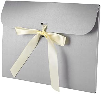 10pcs Paper Gift Bags with Ribbon Bowknot