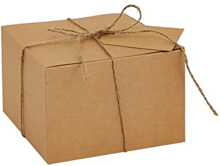 Stockroom Plus Brown Gift Boxes with Lids 25 Pack