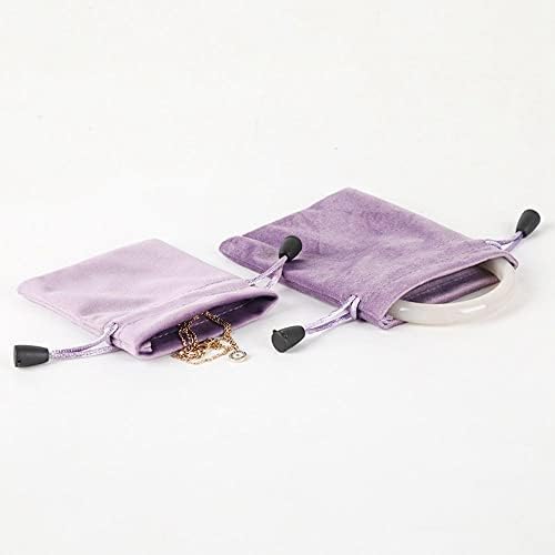 Drawstring Velvet Pouches for Jewelry and Gift Packaging