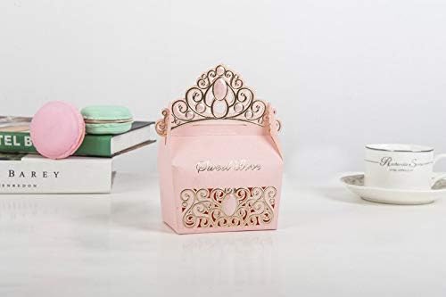 50pcs Royal Shiny Gemstone Candy Box Wedding Party Favors