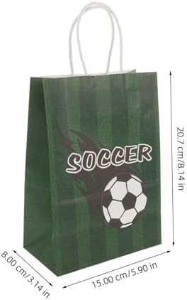 Garneck 80pcs Football Design Party Bags for Sports Events