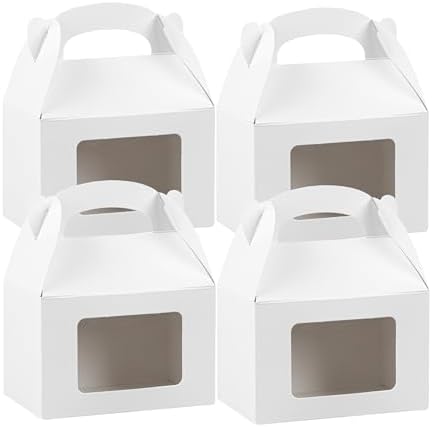 Restaurantware Bio Tek 4x25x25 Inch Gable Boxes 25 Count