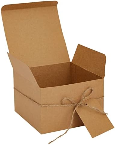 Stockroom Plus Brown Gift Boxes with Lids 25 Pack