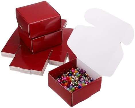 PATIKIL 39x39x2 Mini Square Gift Boxes with Lid 40 Pack